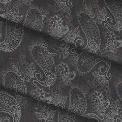 Shirt Fabric Raymond Cotton Digital Printed Colour Pecan  Brown