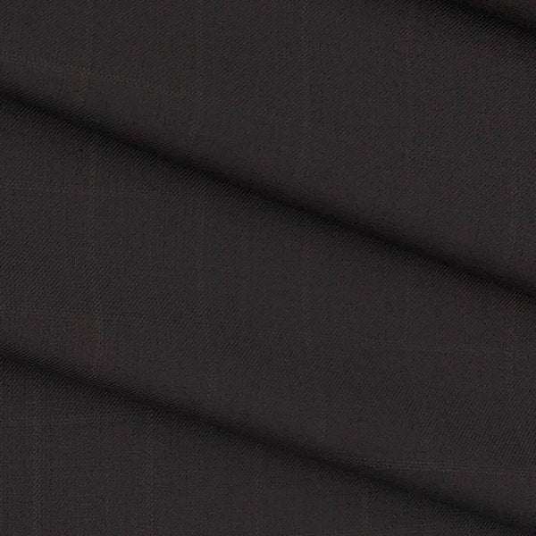 Trouser Fabric Siyaram T/R Check Color Bistre Brown