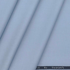 Trouser Fabric Siyaram T/R Plain Color Ice Blue