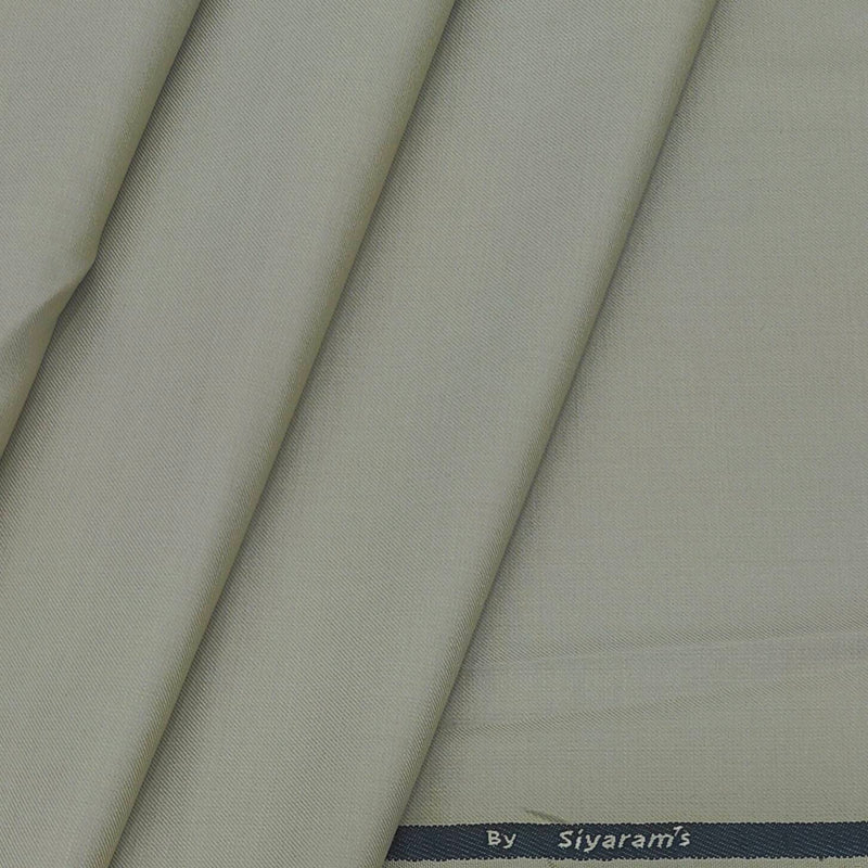 Trouser Fabric Siyaram T/R Plain Color Light Brown