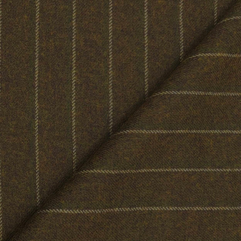 Tweed Blazer Fabric OCM 100% Wool Lining Colour Dark Brown
