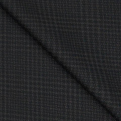 Tweed Blazer Fabric OCM 100% Wool Zig Zag Colour Black N Grey