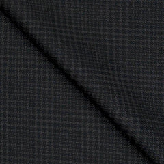 Tweed Blazer Fabric OCM Wool Blended Zig Zag Colour Grey N Black