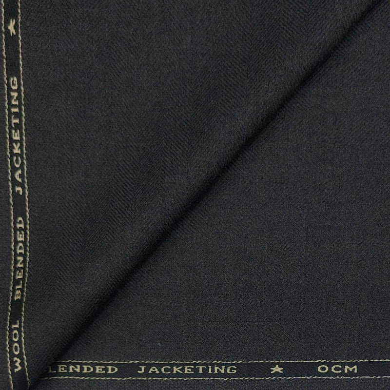 Tweed Blazer Fabric OCM Wool Blended Lining Colour Pubble Grey
