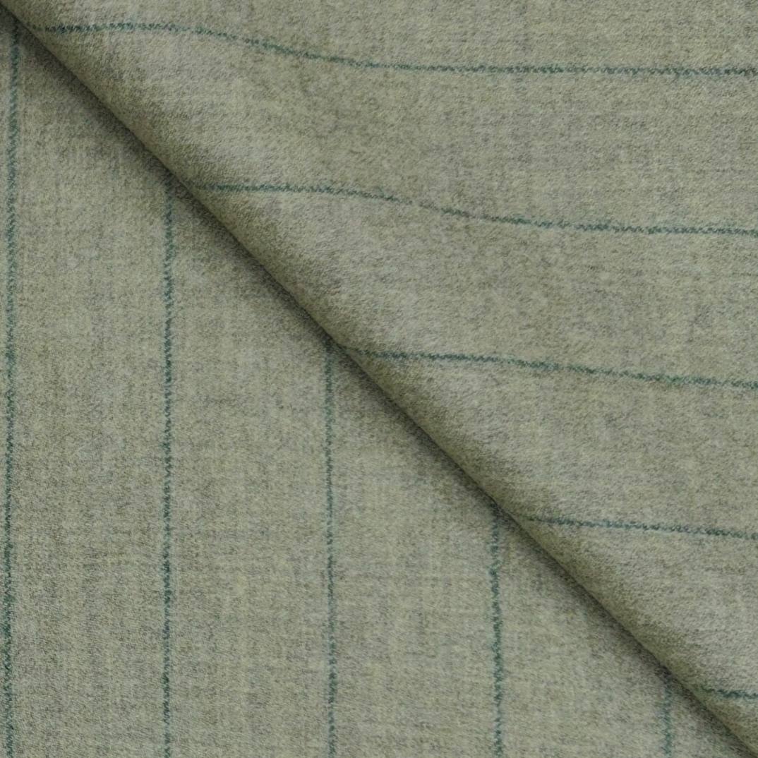 Tweed Blazer Fabric OCM 100s count 100% Wool Lining Colour Swamp Green