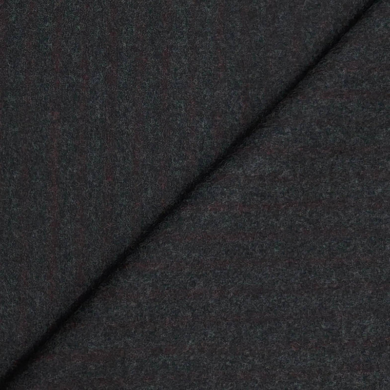 Tweed Blazer Fabric OCM 100s count 100% Wool Lining Colour Dark Grey N Light Maroon