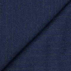 Tweed Blazer Fabric OCM 100s count 100% Wool Lining Colour Berry Blue