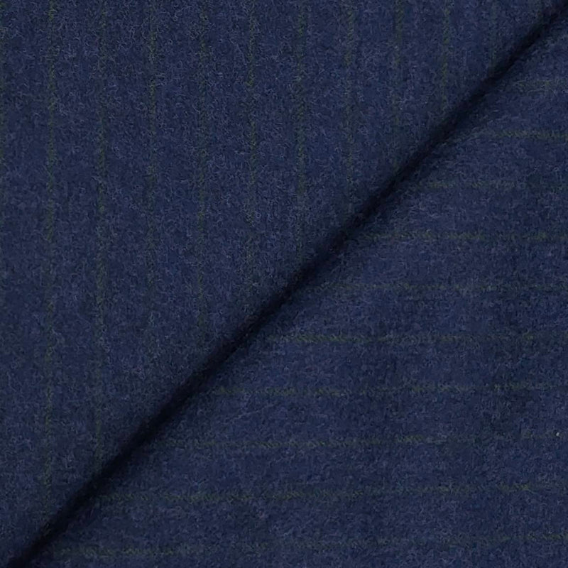 Tweed Blazer Fabric OCM 100s count 100% Wool Lining Colour Berry Blue