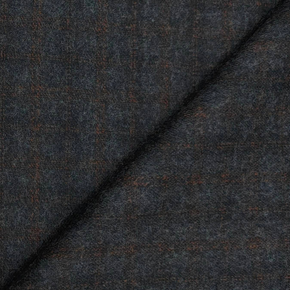 Tweed Blazer Fabric OCM Super Fine count 100% Wool Check Colour Grey N Brown