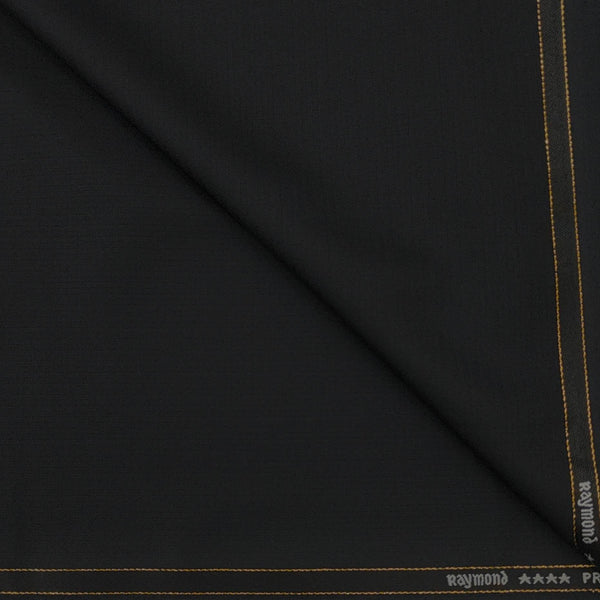 Suit Fabric Raymond Super 140s Wool Blended Dull Lining Color Black