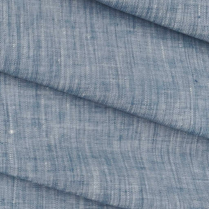 Shirt Fabric Raymond Pure Linen Plain Colour Greyish Blue