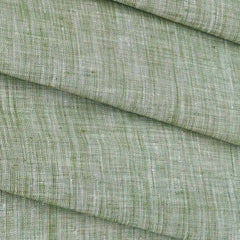 Shirt Fabric Raymond Pure Linen Plain Colour Silver Green