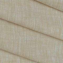 Shirt Fabric Raymond Pure Linen Plain Colour Light Beige