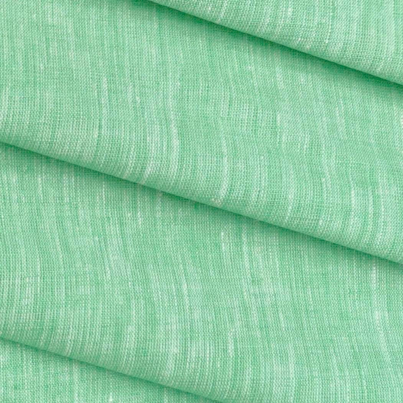 Shirt Fabric Raymond Pure Linen Plain Colour Mint Green