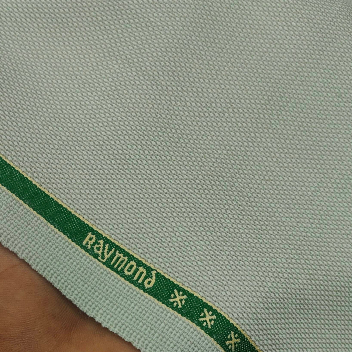 Suit Fabric Raymond Wool Blended Dotted Color Light Silver