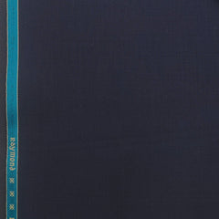 Suit Fabric Raymond Wool Blended Check Color Indigo Blue