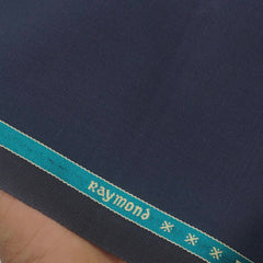 Suit Fabric Raymond Wool Blended Check Color Indigo Blue