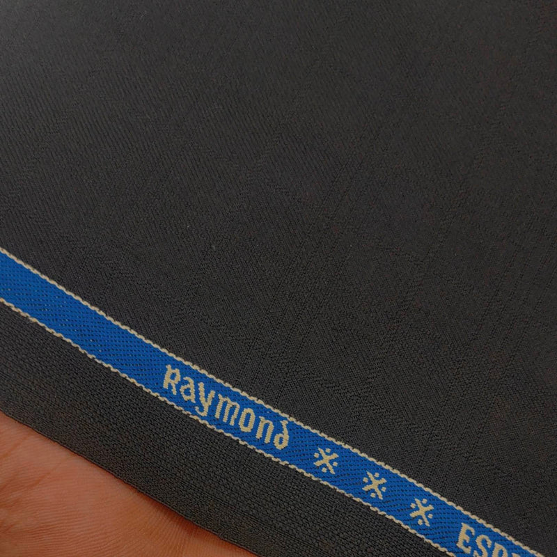 Suit Fabric Raymond Wool Blended Plain Color Bistre Brown