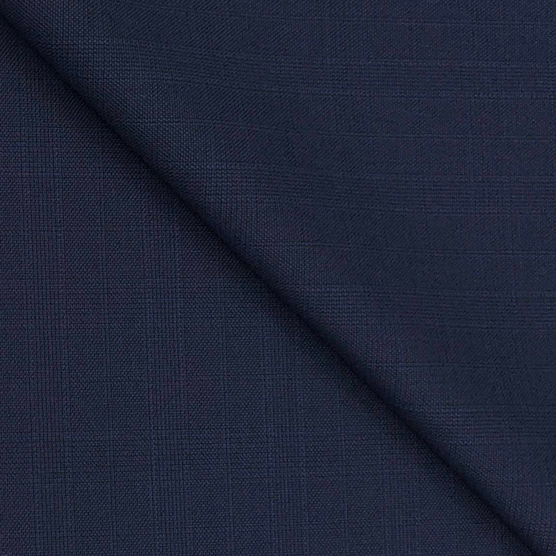 Suit Fabric Raymond Wool Blended Check Color Ding Blue