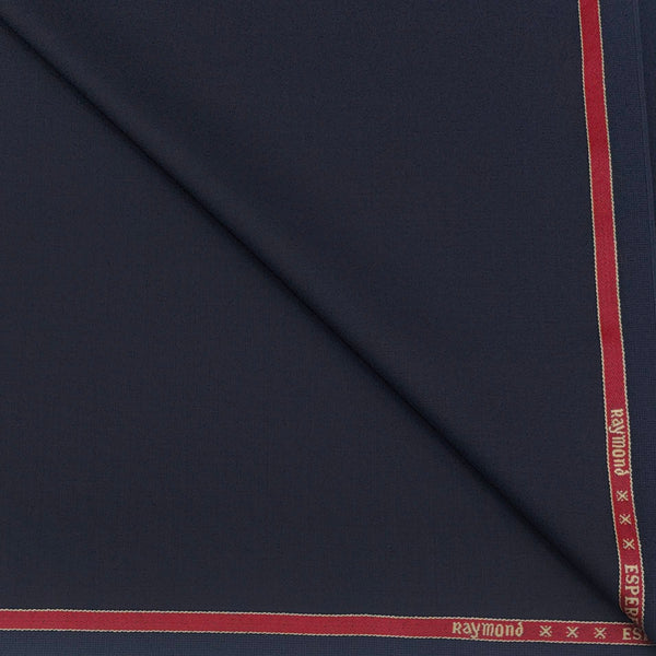 Suit Fabric Raymond Wool Blended Check Color Dark Blue