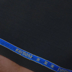 Suit Fabric Raymond Wool Blended plain Color  Black