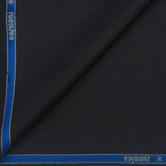 Suit Fabric Raymond Wool Blended plain Color  Black