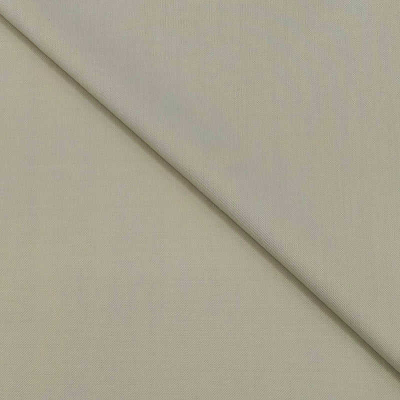 Suit Fabric Raymond Wool Blended Plain Color Heat Cream