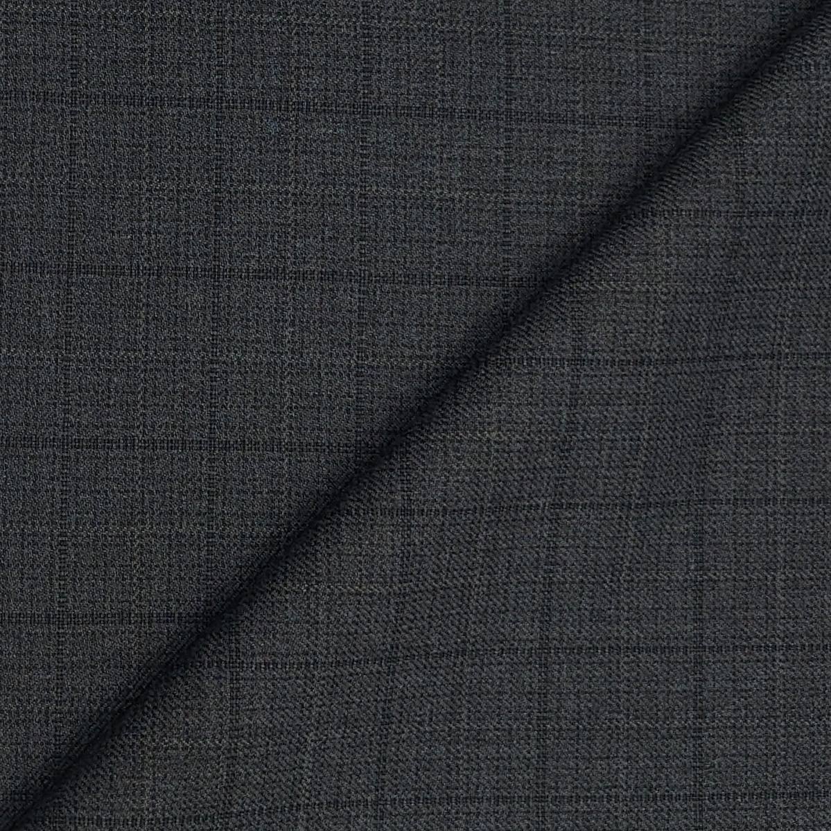 Suit Fabric Raymond PV Check Color Blackish Grey