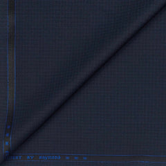 Suit Fabric Raymond PV Small Check Color Hunt Blue