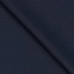 Suit Fabric Raymond PV Small Check Color Hunt Blue