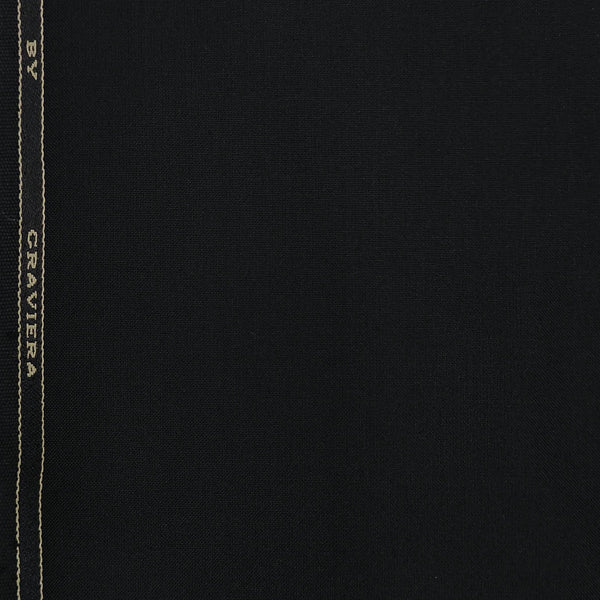 Suit Fabric Graviera Matti plain Color Black