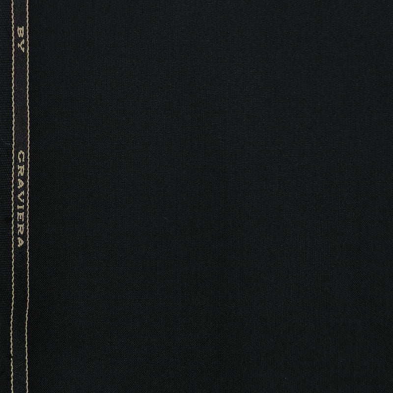 Suit Fabric Graviera Matti plain Color Black