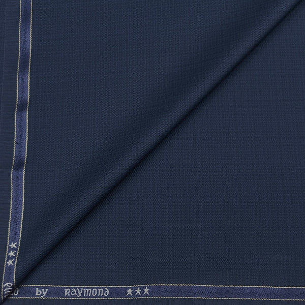 Suit Fabric Raymond PV Self Check Color Ocean Blue