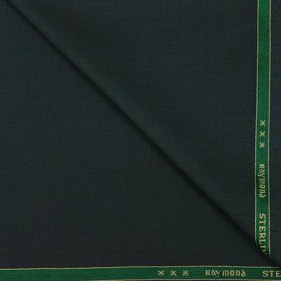 Suit Fabric Raymond PV Check Color Phthalo Green