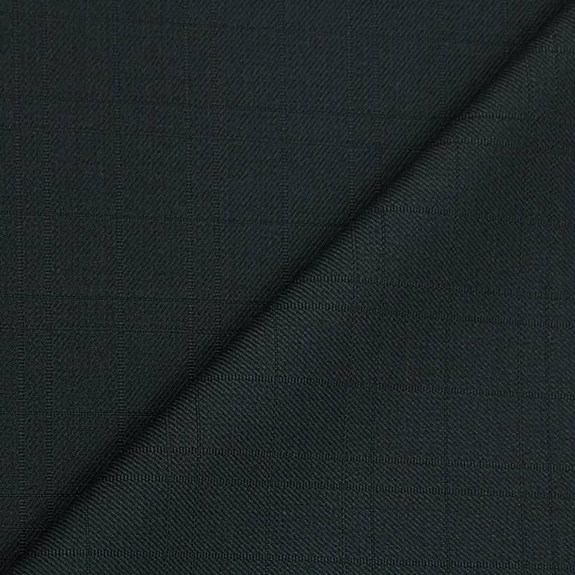 Suit Fabric Raymond PV Check Color Phthalo Green