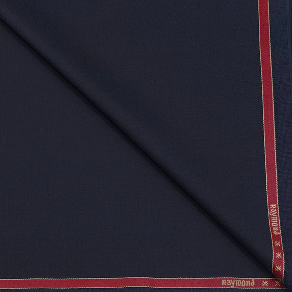 Suit Fabric Raymond Wool Blended Plain Color Resolution Blue