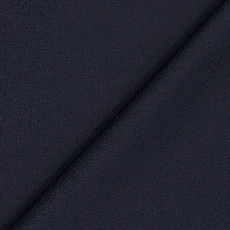 Suit Fabric Raymond Wool Blended Plain Color Resolution Blue