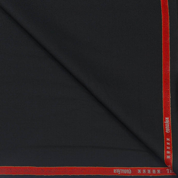 Suit Fabric Raymond 120s Count PV Plain Color Black