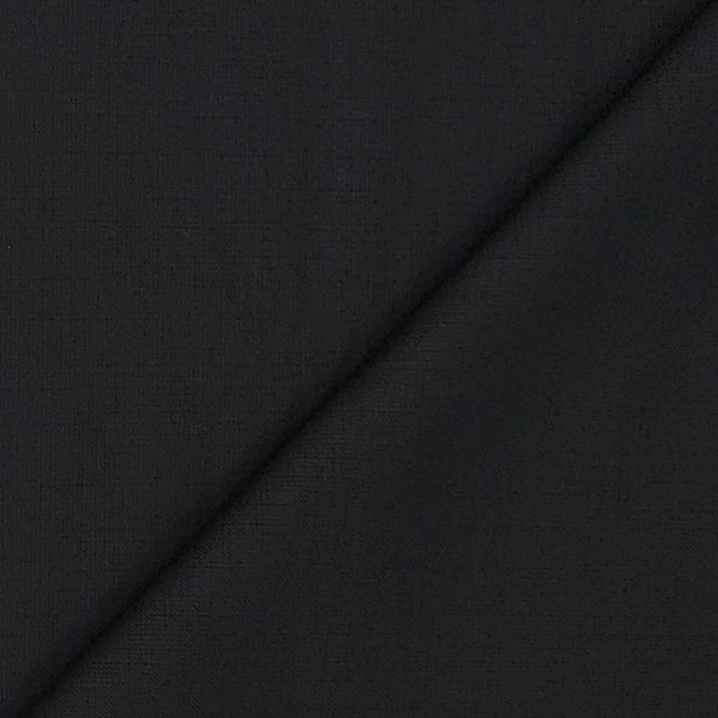 Suit Fabric Raymond 120s Count PV Plain Color Black
