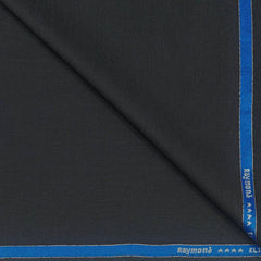 Suit Fabric Raymond Fine Wool Blended Plain Color Dark Grey