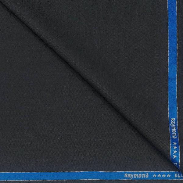 Suit Fabric Raymond Fine Wool Blended Plain Color Dark Grey