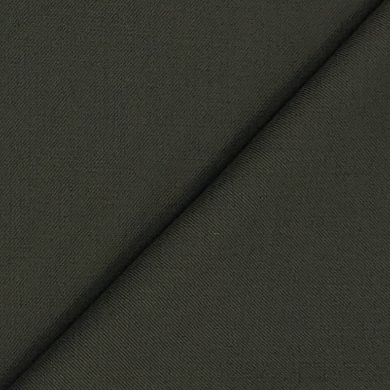 Suit Fabric Raymond Fine Wool Blended Plain Color Artich Green