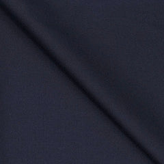 Suit Fabric Raymond Fine Wool Blended Plain Color Dark Blue