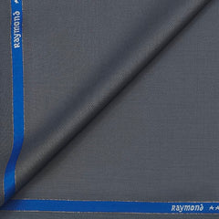 Suit Fabric Raymond Fine Wool Blended Plain Color Silver Grey