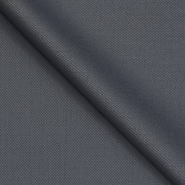 Suit Fabric Raymond Fine Wool Blended Plain Color Silver Grey