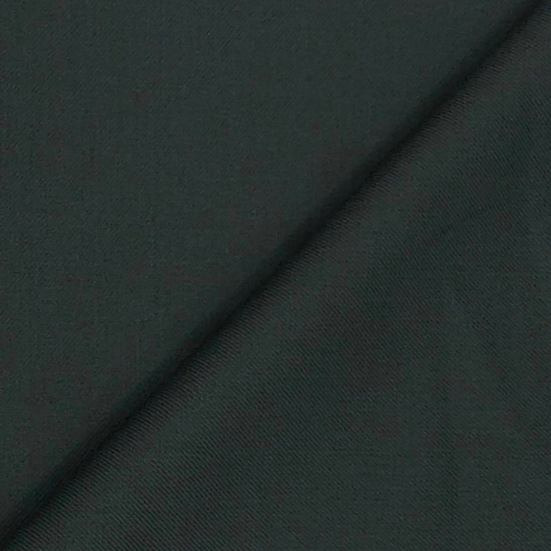 Suit Fabric Raymond Wool Blended Plain Color Seaweed Green