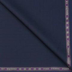 Suit Fabric Raymond Super 90s Wool Blended Mild Lining Color Hard Blue