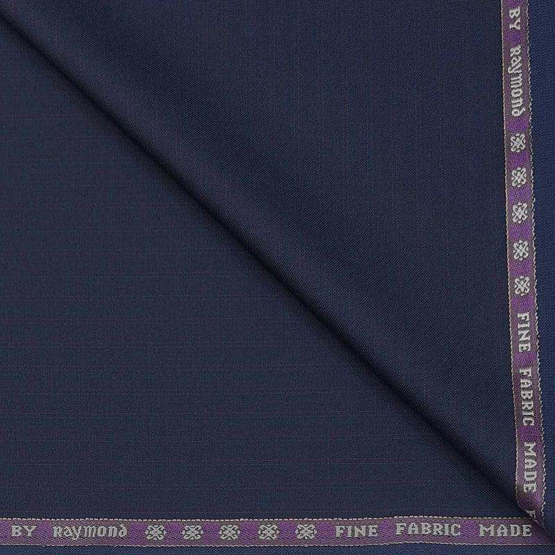 Suit Fabric Raymond Super 90s Wool Blended Mild Lining Color Hard Blue