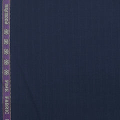 Suit Fabric Raymond Super 90s Wool Blended Mild Lining Color Hard Blue