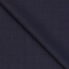 Suit Fabric Raymond Super 90s Wool Blended Check Color Plumber Wine